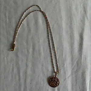 10k gemini gold necklace.